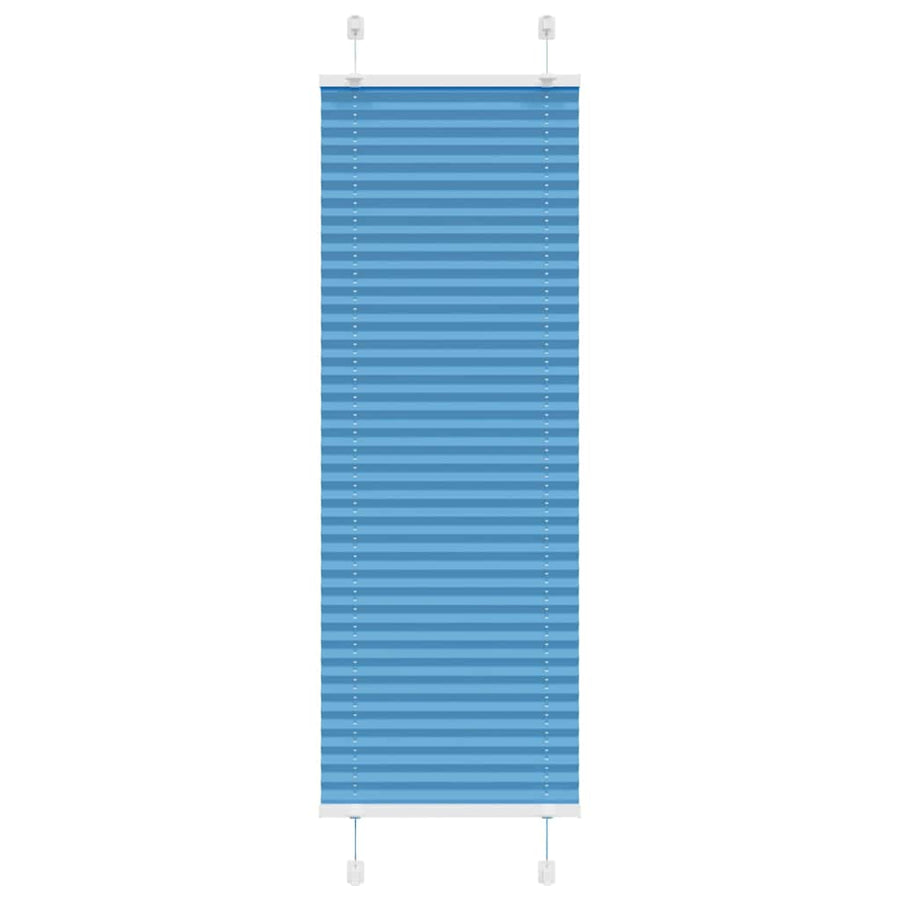 Plissé rolgordijn 40x150 cm stofbreedte 39,4 cm polyester blauw