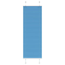 Plissé rolgordijn 45x150 cm stofbreedte 44,4 cm polyester blauw