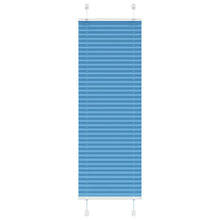 Plissé rolgordijn 50x150 cm stofbreedte 49,4 cm polyester blauw