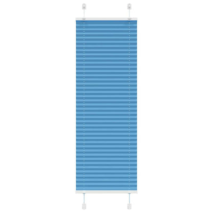 Plissé rolgordijn 50x150 cm stofbreedte 49,4 cm polyester blauw