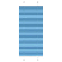 Plissé rolgordijn 55x150 cm stofbreedte 54,4 cm polyester blauw