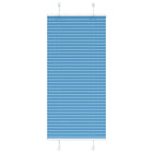 Plissé rolgordijn 60x150 cm polyester blauw