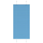 Pleated blind 60x150 cm fabric width 59.4 cm polyester blue