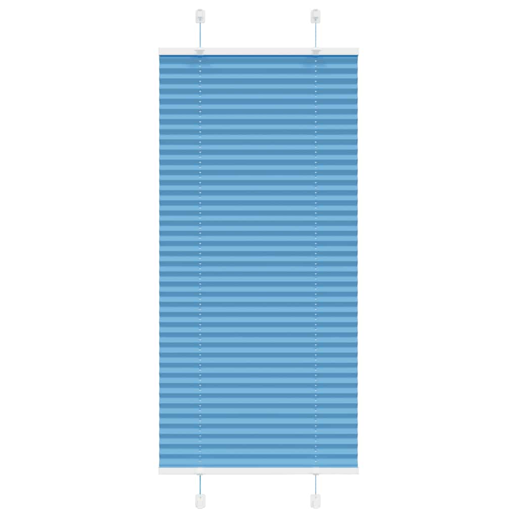 Plissé rolgordijn 60x150 cm stofbreedte 59,4 cm polyester blauw