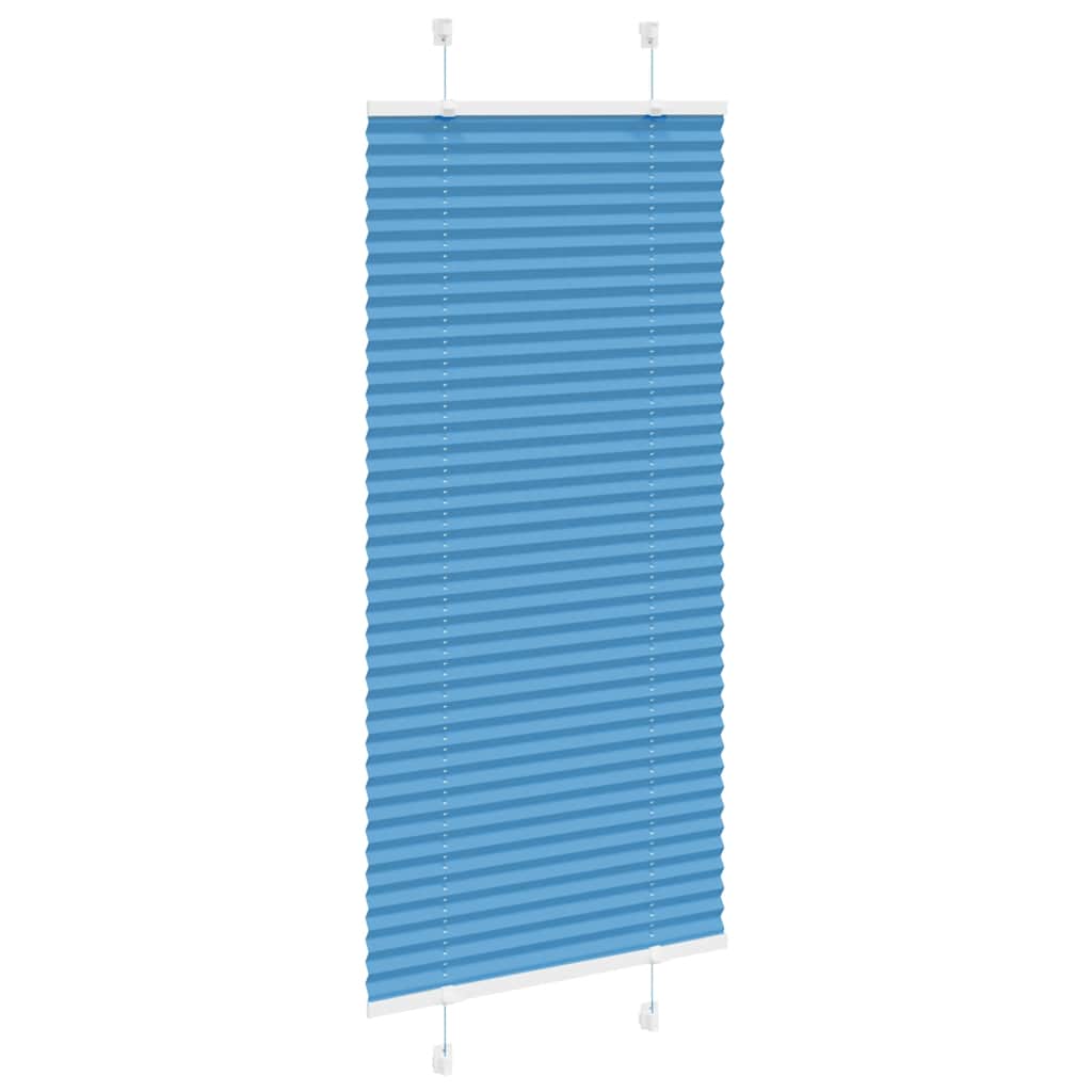 Plissé rolgordijn 60x150 cm stofbreedte 59,4 cm polyester blauw