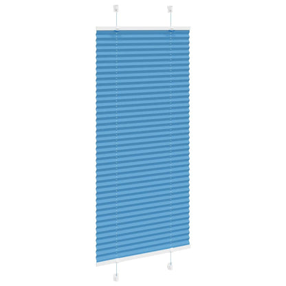 Plissé rolgordijn 60x150 cm stofbreedte 59,4 cm polyester blauw
