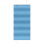 Pleated blind 65x150 cm fabric width 64.4 cm polyester blue