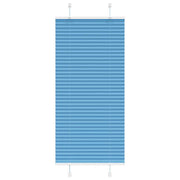 Pleated blind 65x150 cm fabric width 64.4 cm polyester blue
