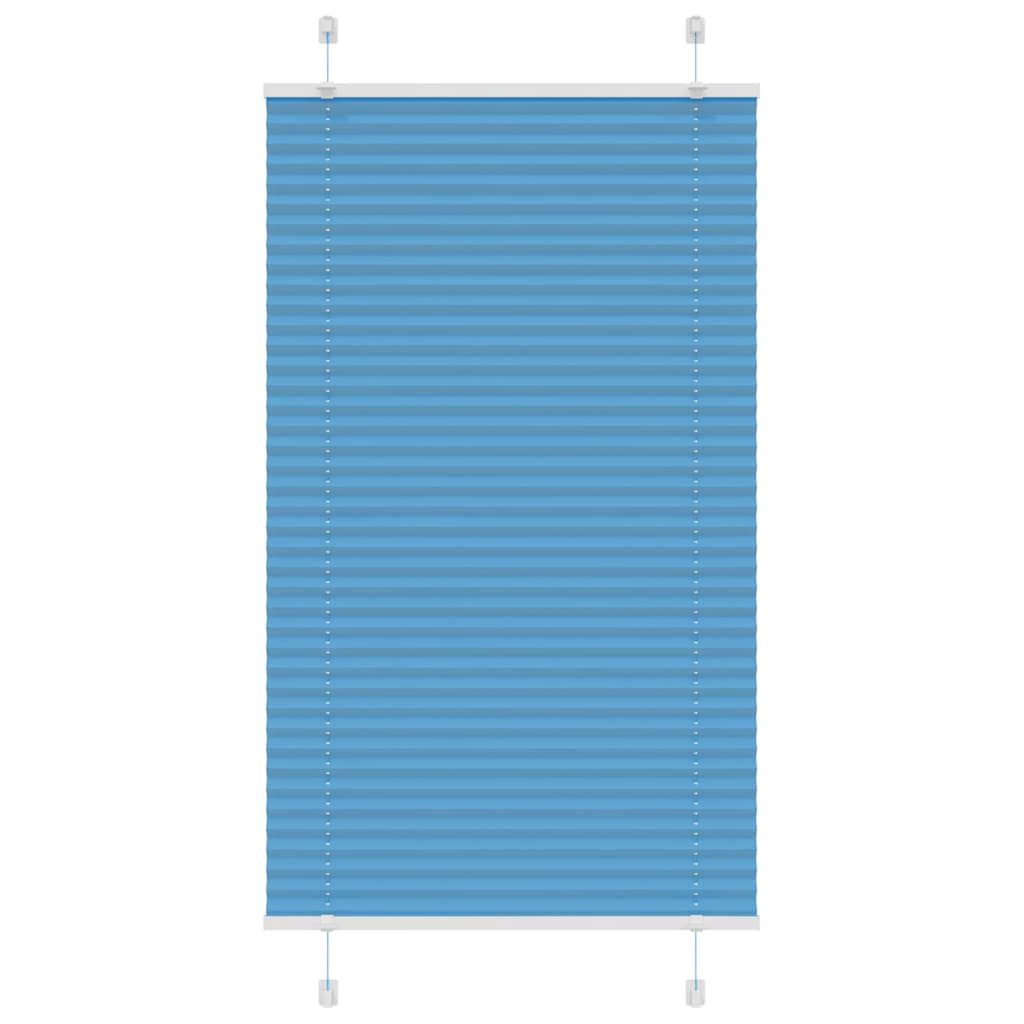 Plissé rolgordijn 70x150 cm stofbreedte 69,4 cm polyester blauw
