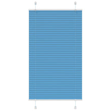Plissé rolgordijn 75x150 cm stofbreedte 74,4 cm polyester blauw