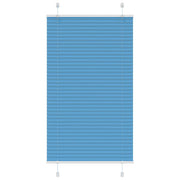 Plissé rolgordijn 80x150 cm polyester blauw
