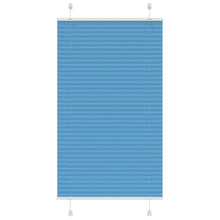 Plissé rolgordijn 80x150 cm stofbreedte 79,4 cm polyester blauw