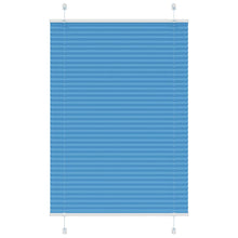 Plissé rolgordijn 85x150 cm stofbreedte 84,4 cm polyester blauw