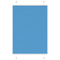 Plissé rolgordijn 90x150 cm stofbreedte 89,4 cm polyester blauw