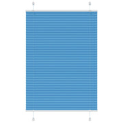 Plissé rolgordijn 90x150 cm blauw polyester