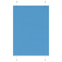 Plissé rolgordijn 90x150 cm stofbreedte 89,4 cm polyester blauw