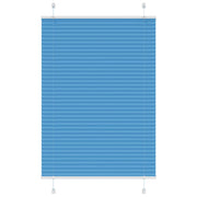 Plissé rolgordijn 100x150 cm polyester blauw