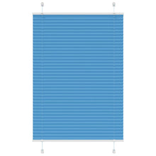 Plissé rolgordijn 100x150 cm stofbreedte 99,4cm polyester blauw