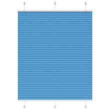 Plissé rolgordijn 105x150cm stofbreedte 104,4cm polyester blauw