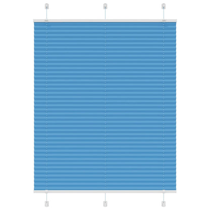 Plissé rolgordijn 105x150cm stofbreedte 104,4cm polyester blauw