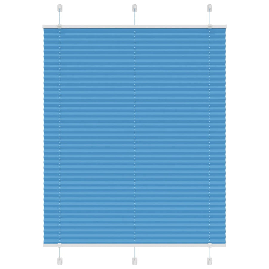 Plissé rolgordijn 105x150cm stofbreedte 104,4cm polyester blauw