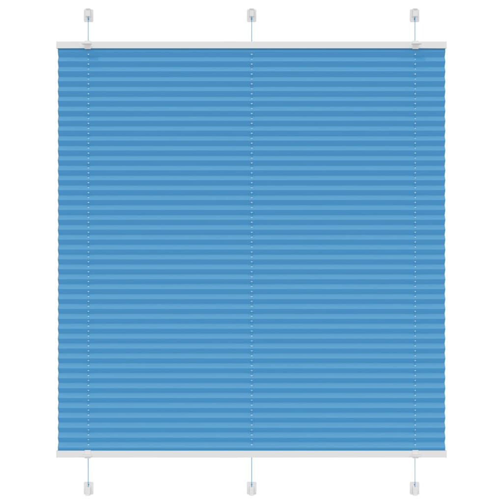Plissé rolgordijn 115x150cm stofbreedte 114,4cm polyester blauw