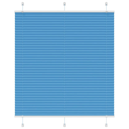 Plissé rolgordijn 115x150cm stofbreedte 114,4cm polyester blauw