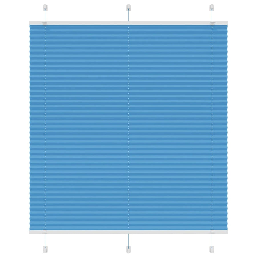 Plissé rolgordijn 115x150cm stofbreedte 114,4cm polyester blauw