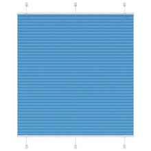 Plissé rolgordijn 120x150cm stofbreedte 119,4cm polyester blauw