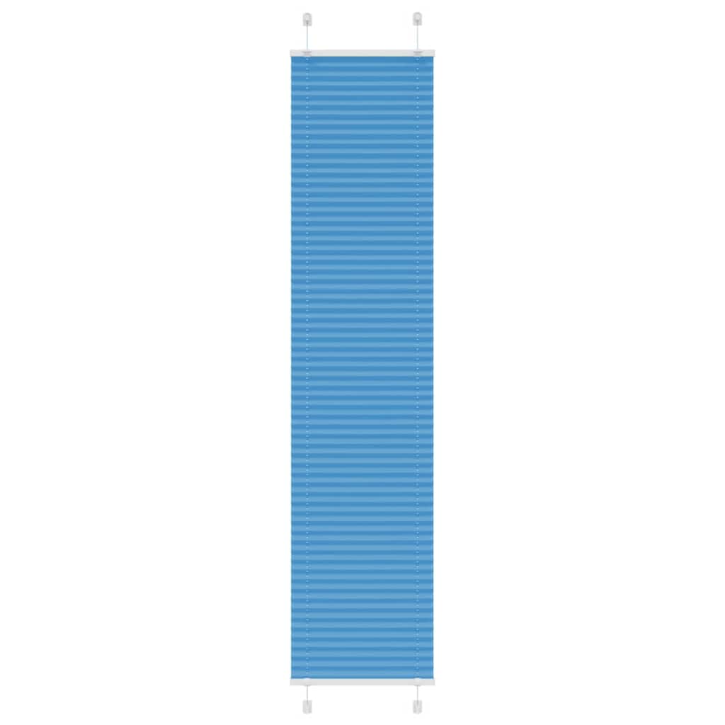 Plissé rolgordijn 40x200 cm stofbreedte 39,4 cm polyester blauw