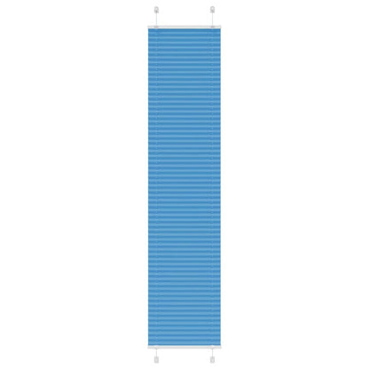 Plissé rolgordijn 40x200 cm stofbreedte 39,4 cm polyester blauw