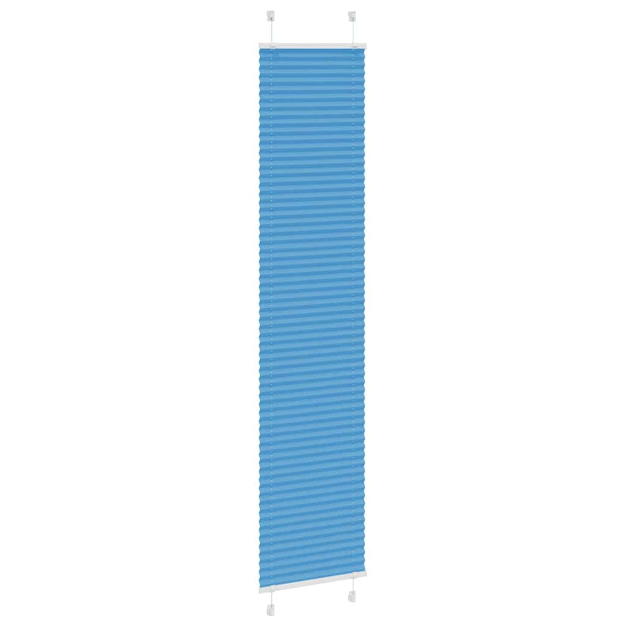 Plissé rolgordijn 40x200 cm stofbreedte 39,4 cm polyester blauw