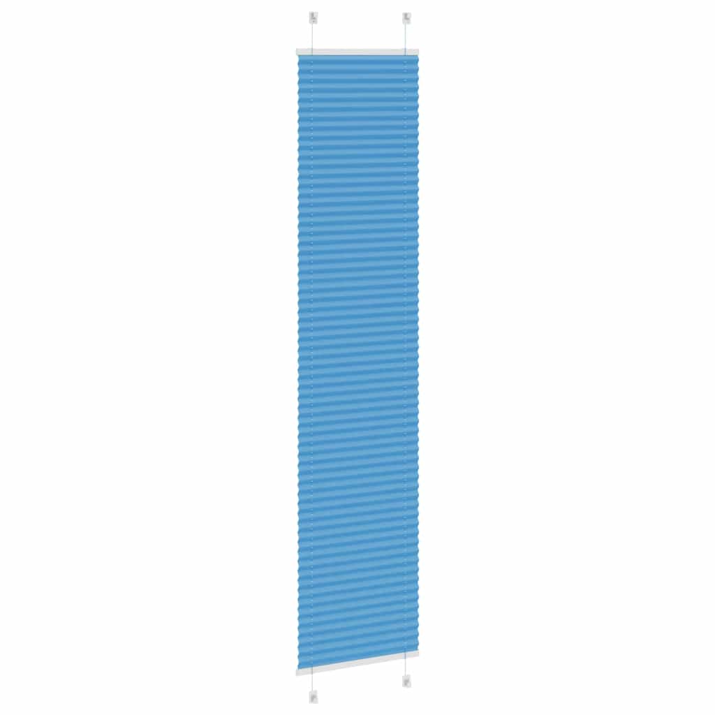 Plissé rolgordijn 40x200 cm stofbreedte 39,4 cm polyester blauw