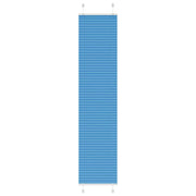 Pleated blind 45x200 cm fabric width 44.4 cm polyester blue