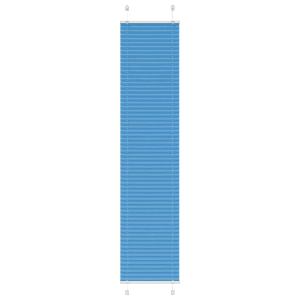 Plissé rolgordijn 45x200 cm stofbreedte 44,4 cm polyester blauw