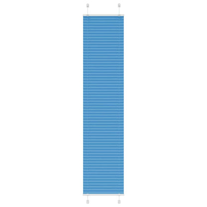 Plissé rolgordijn 45x200 cm stofbreedte 44,4 cm polyester blauw