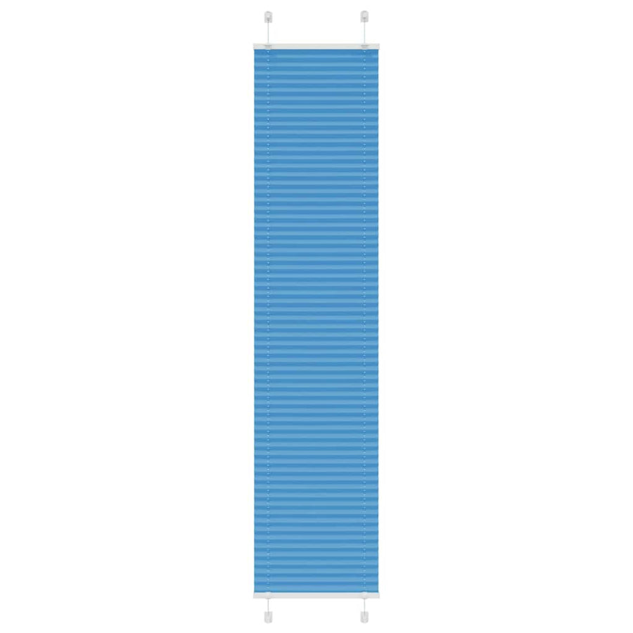 Plissé rolgordijn 45x200 cm stofbreedte 44,4 cm polyester blauw