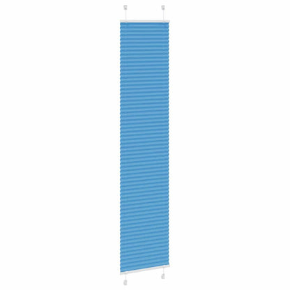 Plissé rolgordijn 45x200 cm stofbreedte 44,4 cm polyester blauw
