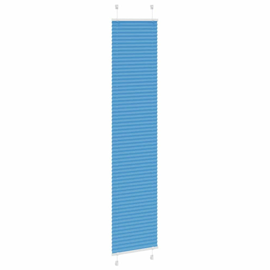 Plissé rolgordijn 45x200 cm stofbreedte 44,4 cm polyester blauw