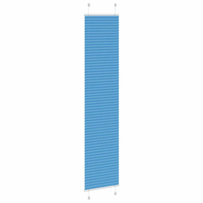 Plissé rolgordijn 45x200 cm stofbreedte 44,4 cm polyester blauw