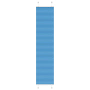 Pleated roller blind 50x200 cm fabric width 49.4 cm polyester blue
