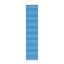 Plissé rolgordijn 50x200 cm stofbreedte 49,4 cm polyester blauw
