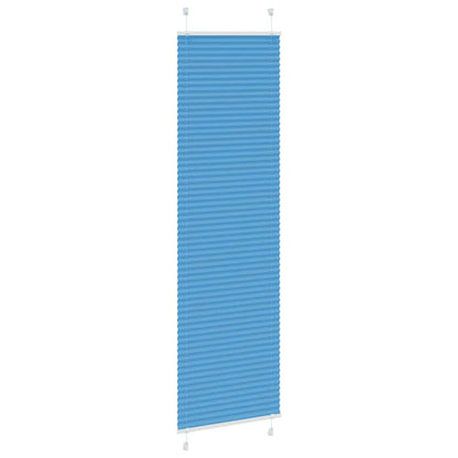 Plissé rolgordijn 55x200 cm stofbreedte 54,4 cm polyester blauw