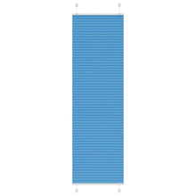 Plissé rolgordijn 60x200 cm stofbreedte 59,4 cm polyester blauw