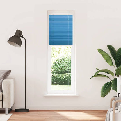 Plissé rolgordijn 60x200 cm stofbreedte 59,4 cm polyester blauw