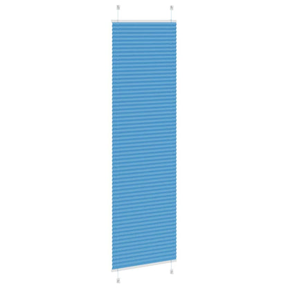 Plissé rolgordijn 60x200 cm stofbreedte 59,4 cm polyester blauw