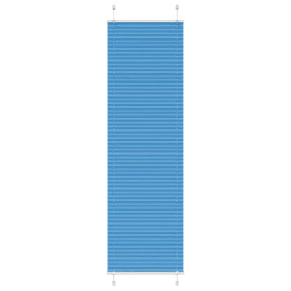Plissé rolgordijn 65x200 cm stofbreedte 64,4 cm polyester blauw