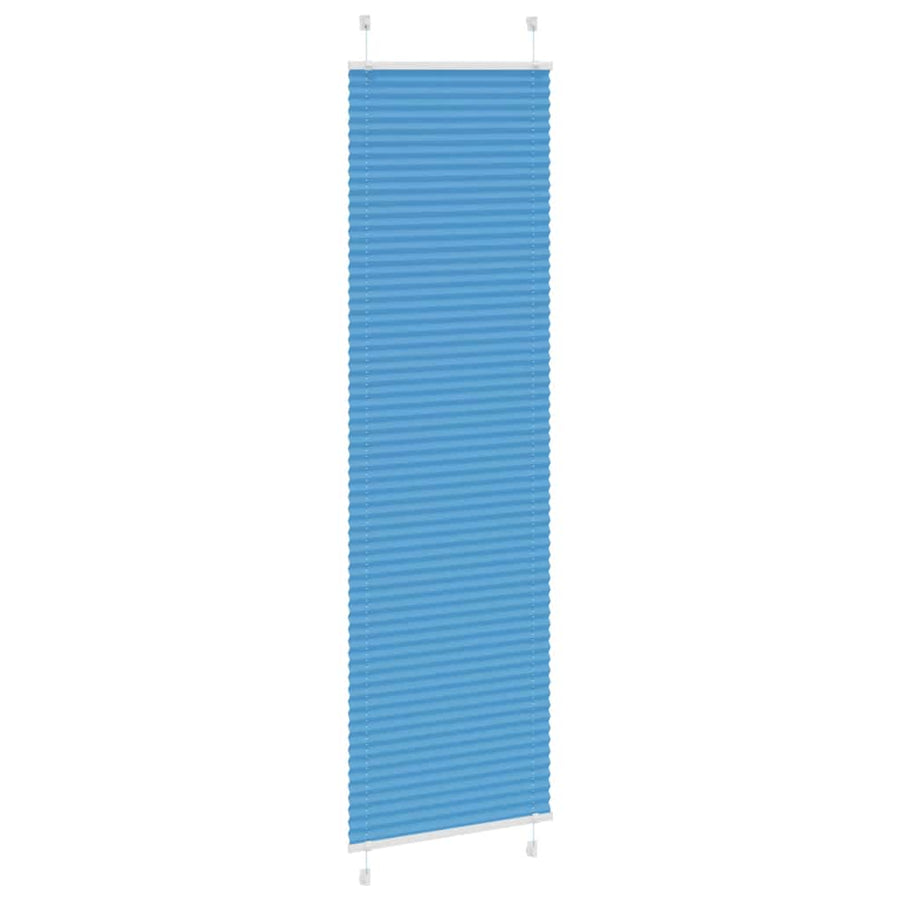 Plissé rolgordijn 65x200 cm stofbreedte 64,4 cm polyester blauw