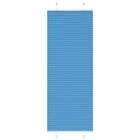 Plissé rolgordijn 70x200 cm polyester blauw