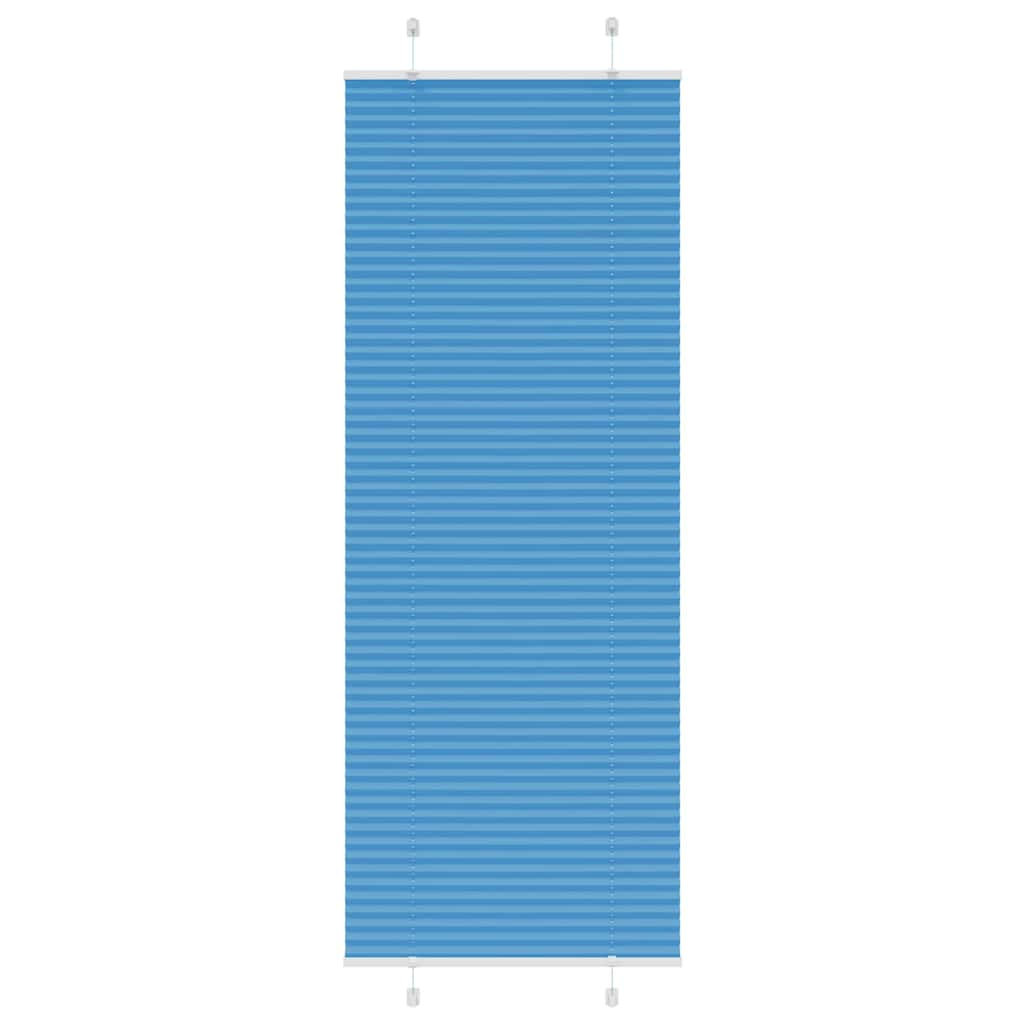 Plissé rolgordijn 70x200 cm stofbreedte 69,4 cm polyester blauw